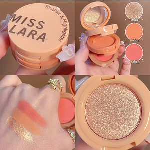 ชุดสีบลัชออน Miss <span class=keywords><strong>Lara</strong></span> บลัชออนแบบ3 in 1พร้อมไฮไลท์ส่วนตัว - Product Image 2
