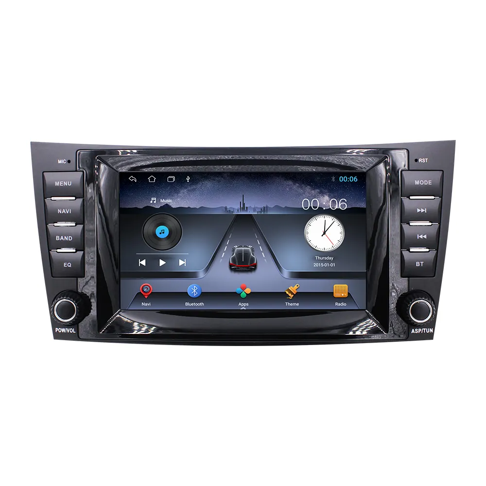 TOPSOURCE 2+32G 4+64G 6+128G 7 inch 2 Din Android 11 1024*600 Car DVD GPS Navigation with WIFI For Benz W211