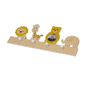 Étagère murale décorative pour chambre d'enfant, vente en gros d'usine, étagère murale pour chambre de bébé avec crochets, étagère à livres <span class=keywords><strong>suspendue</strong></span>, étagères murales pour enfants - Product Image 4