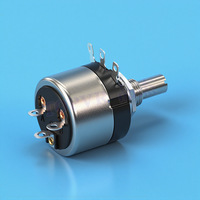 Potenciómetro Rotatorio Sellado TOPVR RV24ME, Impermeable, Alta Precisión, 500, Tolerancia del 10%, Potencia de 1.6W