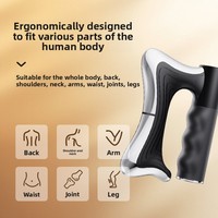 Grattoir musculaire multifonctionnel avec massage chauffant par micro-courant vibrant pour les épaules, le dos, les jambes, les articulations, utilisation à domicile, ABS