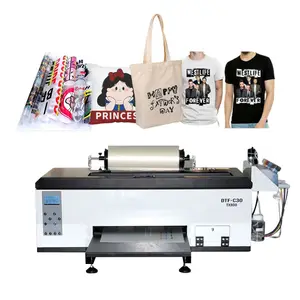 Proprinter PET Film DTF Paper 13 inch A4 A3 Desktop DTF Printer Printing Machine For T Shirt With Epson Tx800 Single Head