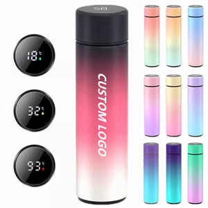 Smart Travel LED Temperature Display Vacuum Flask Thermos New Design Hot/Cold <strong>Thermal</strong> Beverages Coffee Cup <strong>Teapot</strong> for On-The-Go - Product Image 4
