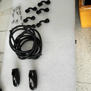 <b>Guy</b> <b>Ropes</b> 3.8cm 12m Plastic C Hook Elastic <b>Rope</b> Set Universal Outdoor Use - Product Image 2