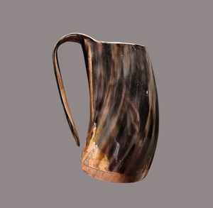 Venta directa de fábrica hecha a mano clásica taza de cuerno multimango utensilio de cuerno Real para sublimación DIY uso en restaurante doméstico para - Product Image 2