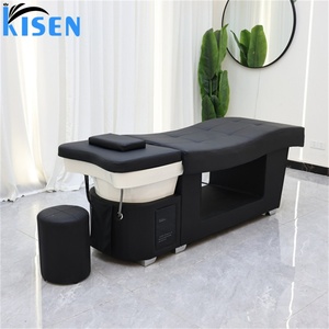 Kisen Shampoo Station <b>Bed</b> for Commercial Salons Direct Plumbing Advanced Waterfall Head Spa Body Massage Table - Product Image 3