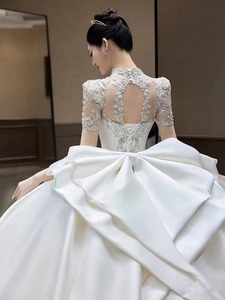 S1362R 2025 Nuevo Patrón de Encaje Real, Vestido de un Solo Hombro, Lujoso, de Alta Calidad, Textura de Princesa, Estilo de Ensueño, Superventas - Product Image 5