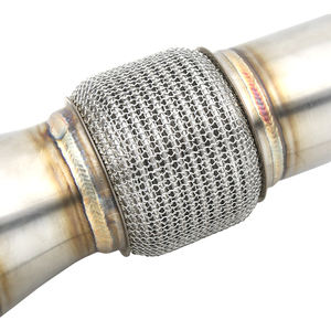 Collecteur d'Échappement (<span class=keywords><strong>Downpipe</strong></span>) en Acier Inoxydable 304 Soudé TIG, avec Logo Personnalisé Gravé au Laser pour BMW 325Li/330i G20/G28 B48 2.0T (Années 2018-2020) - Product Image 4