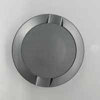 Boîte à snus en aluminium anodisé gris, personnalisable, en métal, pour usage professionnel, service CNC