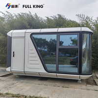 Maison capsule intelligente Fullking M20 certifiée CE, écologique, en aluminium, alimentée à l'énergie solaire, design moderne, bureau, immeuble, appartement