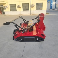 Desbrozadora Industrial Montada en Tractor con Cadenas Protectoras, Caja de Engranajes, Rodamientos, Altura de Corte Ajustable, Alta Productividad, 70-125 HP, para Terrenos Difíciles