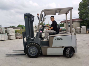 Carrello Elevatore Elettrico YCMG CPD30 da 3 Tonnellate con Batteria al Piombo-Acido, Certificato CE ISO, per Logistica di Magazzino - Product Image 2