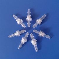 Vanne de décharge de pression d'eau à ressort en polypropylène 1/8" 5/32" 3/16" 1/4" avec joint EPDM pour air/liquide