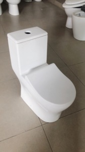 โถสุขภัณฑ์เด็กแบบไร้ขอบ รุ่น WC-1001 ผลิตจากเซรามิกทันสมัย พร้อมระบบชำระล้างสองแบบ P-Trap/S-Trap ได้รับการรับรองมาตรฐาน Watermark เหมาะสำหรับโรงเรียน - Product Image 6