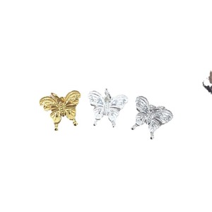 Qunlvsheng S925 Sterling Silver Butterfly Pendant 925 Silver Jewelry Findings For Necklace <b>Bracelet</b> DIY Accessories - Product Image 5