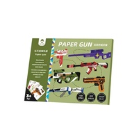 Kit de bricolage pour la fabrication de fusils en papier origami, jouet artisanal pour enfants, activité créative de pliage, jouets éducatifs DIY pour enfants