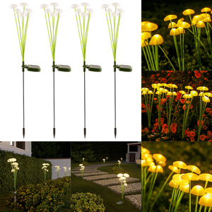 Xinyao 4 Pack Solar Mushroom <b>Lights</b> Waterproof Outdoor Garden <b>Pathway</b> Lawn Stake Decor - Product Image 1