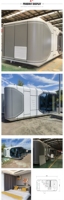Maison de conteneur de petite ferme modulaire de luxe moderne écologique imperméable 2026, kit de camping instantané, capsule de sommeil, chalet préfabriqué