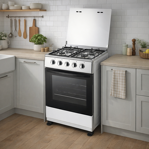 Cuisinière <span class=keywords><strong>à</strong></span> <span class=keywords><strong>gaz</strong></span> encastrable 4 brûleurs <span class=keywords><strong>de</strong></span> 24 pouces en acier inoxydable avec four <span class=keywords><strong>de</strong></span> 88 L, compatible GPL/GN, appareil <span class=keywords><strong>de</strong></span> cuisine, CKD disponible - Product Image 6