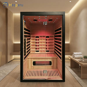 <span class=keywords><strong>Sauna</strong></span> sec infrarouge lointain pour 2 personnes en <span class=keywords><strong>bois</strong></span> massif pour usage domestique en intérieur - Product Image 1