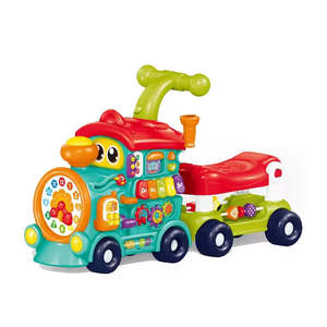 Marche-bébé Montessori pour tout-petits - Jouet sensoriel d'apprentissage précoce pour bébés avec engrenage rotatif et lance-roquettes - Product Image 1