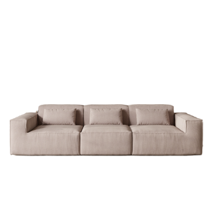 Geju Sf-130 Modulaire en forme de L en velours beige - Product Image 4