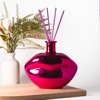 Lotion de parfum rechargeable multi-usages personnalisée bouteille en verre épais 750ml bouteilles en verre de whisky bouteille de diffuseur de lèvres en or rose