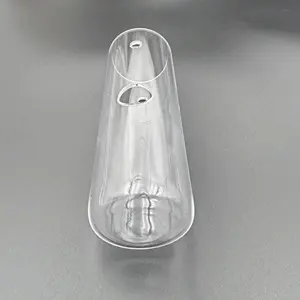 Cheap customization High quality polished quartz glass pipe transparent quartz glass tube high temperature heating tube