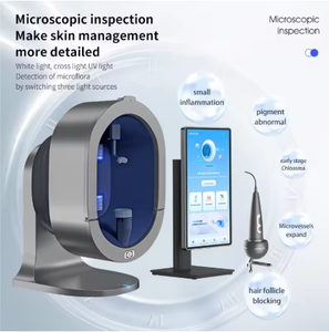 Nouveauté : Analyseur de <span class=keywords><strong>peau</strong></span> intelligent de bureau avec IA, écran tactile grand format 10 spectres, caméra HD 36MP, mémoire - Product Image 1