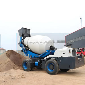 SINOMA 1 cubico automatico cemento Diesel piccolo tamburo autocaricante betoniera camion - Product Image 2