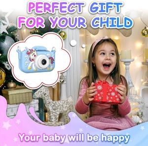 Yytech ของเล่นกล้องยูนิคอร์นสำหรับเด็ก3-6 HD เลนส์คู่กล้องเซลฟี่สุดยอดของขวัญวันคริสต์มาสวันเกิดสำหรับเด็กผู้ชายเด็กผู้หญิง