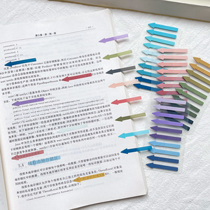 Notas Adhesivas con Flecha Indicadora de PET Ultrafino, Personalizables con Logotipo, Translúcidas, con Índice de Color, Autoadhesivas, Resistentes al Agua, Pequeñas - Product Image 4