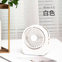 Mini ventilateur de bureau portable USB rechargeable multifonction personnalisé pour l'été