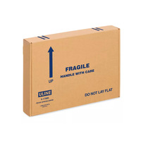 Emballage d'expédition de luxe auto-érectible en carton ondulé recyclable à double paroi, gaufrage, pelliculage brillant, taille personnalisable