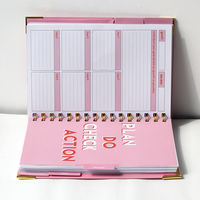 Carnet de notes de planificateur budgétaire avec logo personnalisé inter pages carnet de soins personnels avec reliure filaire carnet de notes