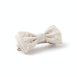 Offre Spéciale tendance Vintage bec de canard pinces à cheveux Simple arc perle tissu accessoire pour enfants filles 5cm taille en gros - Product Image 2