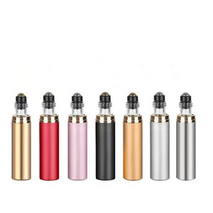5ML titane or acier inoxydable échantillon rouleau intérieur bouteille en verre pour boule huile de <span class=keywords><strong>parfum</strong></span> soins de la peau sérum Mascara crème pour le visage - Product Image 3