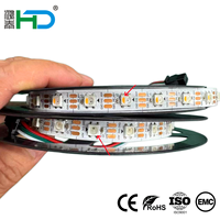 Tira de LED direccionable USB WS2812B de 5 V, impermeable IP, tiras de LED WS2812B para exteriores, luces LED WS2812B de 20 mm