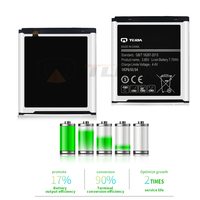 Garantie d'un an pour Samsung A52 A21s Note 10 Plus A12 Lcd S10 Plus A70 G360 Batterie de téléphone portable