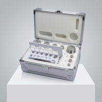 Ensembles de poids d'étalonnage en acier inoxydable Santwell E1 E2 F1 F2 M1, poids de test polis miroir en acier inoxydable 304 pour l'étalonnage des balances