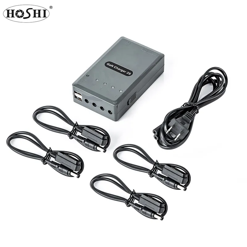 HOSHI STARTRC 6 in 1 GaN 120W Intelligent Battery Charger for DJI Air 2S Mavic Air 2 Charging Hub Drones Accessories