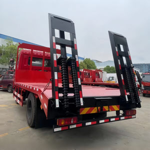 Camion <span class=keywords><strong>de</strong></span> <span class=keywords><strong>transport</strong></span> à plateau plat Dongfeng K6 4x2 avec rampe hydraulique, camion porte-voitures, transporteur <span class=keywords><strong>de</strong></span> véhicules lourds pour l'exportation - Product Image 5