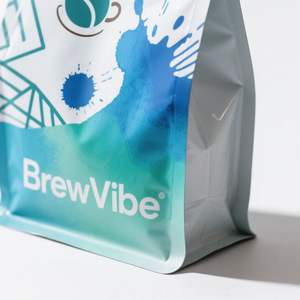 Personalized Flat Bottom Aluminum Foil Food Packaging <b>Bag</b> Recyclable Plastic Stand Up Zipper Pouch for Dry Food - Product Image 4