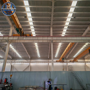 Atelier de fabrication en structure métallique, bâtiment préfabriqué, grande <span class=keywords><strong>baie</strong></span> vitrée, toit, mur, cadre résistant aux intempéries - Product Image 4