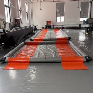 แผ่นรองล้างล้อแบบเป่าลม PVC เชื่อมด้วยความถี่สูง สำหรับล้างรถ พร้อมวาล์วระบายแรงดัน ผลิตโดยผู้เชี่ยวชาญ (OEM) - Product Image 5