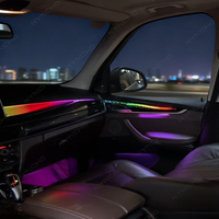 Convient pour BMW X5 F15, éclairage ambiant LED pour voiture, éclairage intérieur de symphonie, éclairage de plafond, éclairage ambiant automobile, éclairage intérieur automobile