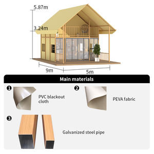 Açık lüks Safari çadırı tuval glatent çadır eğlence çadırı coody kuhotels LOFT çadır oteller için - Product Image 3