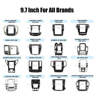 Mejor valorado y precio de fábrica - Marco de radio para coche negro de 9 pulgadas para <span class=keywords><strong>Kia</strong></span> Forte 2009 con aire acondicionado manual - Product Image 5