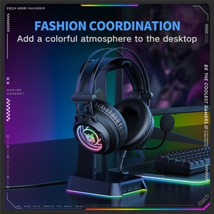 Casque de jeu filaire ONIKUMA X80 7.1 Surround Sound Abyss <span class=keywords><strong>Mirror</strong></span> RGB avec microphone pour PC/MAC/PS4/<span class=keywords><strong>PS5</strong></span> - Product Image 6