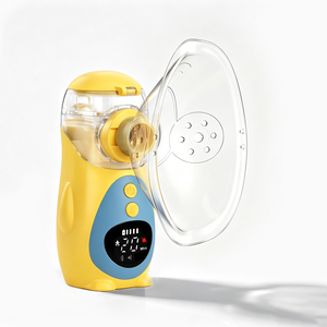 Nebulizzatore a rete manuale silenzioso a forma di pinguino, approvato CE, per inalazione, tosse, <span class=keywords><strong>asma</strong></span>, per trattamento medico domiciliare. - Product Image 2